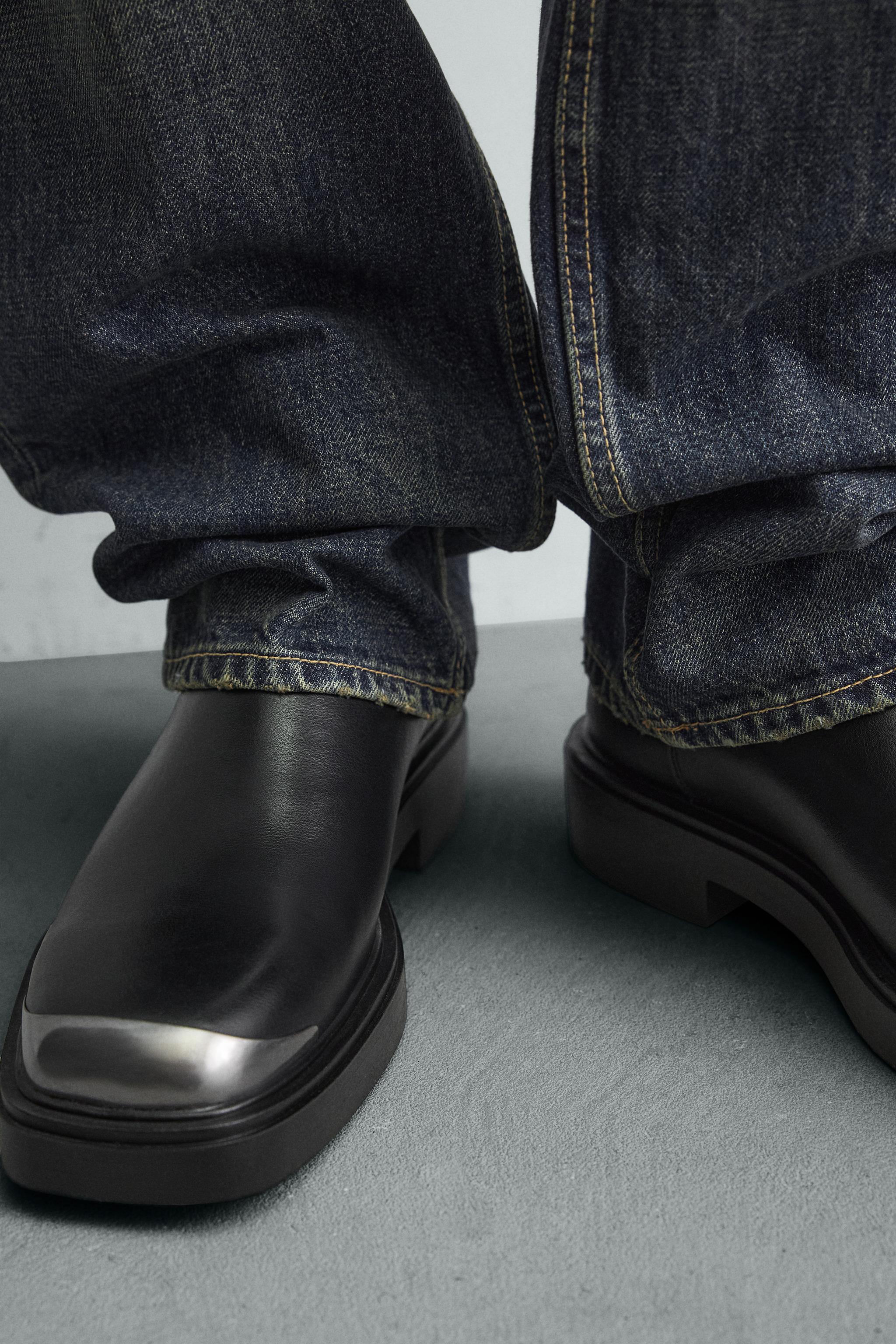 CHELSEA BOOTS WITH METAL DETAIL